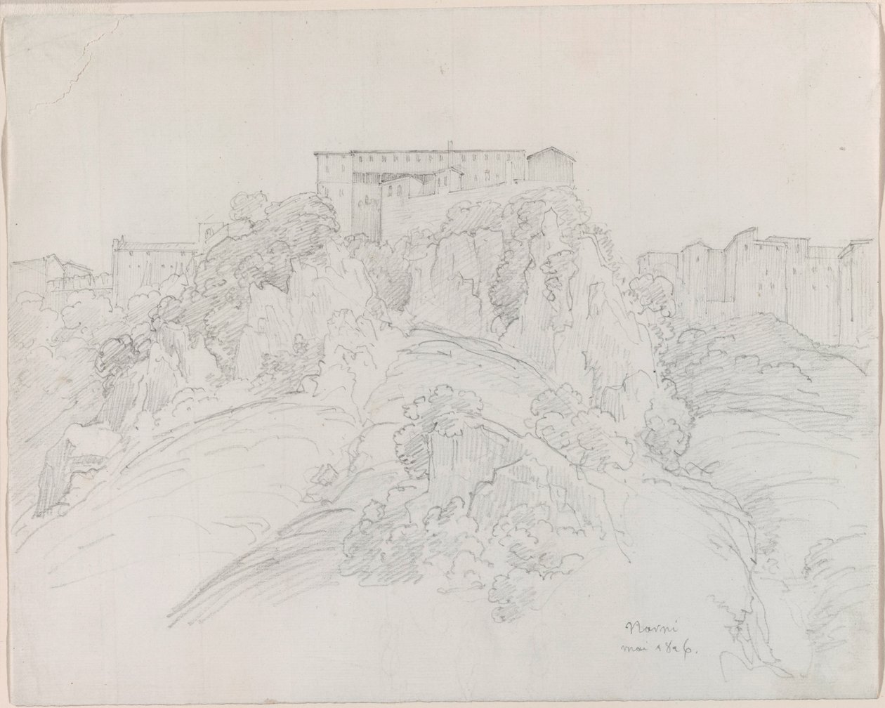 Ansicht von Narni von Jean-Baptiste-Camille Corot