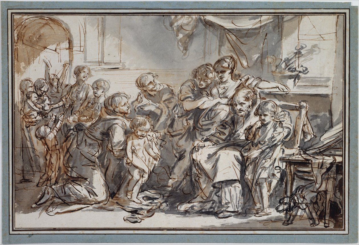 Vorstellung des unehelichen Kindes von Jean-Baptiste Greuze