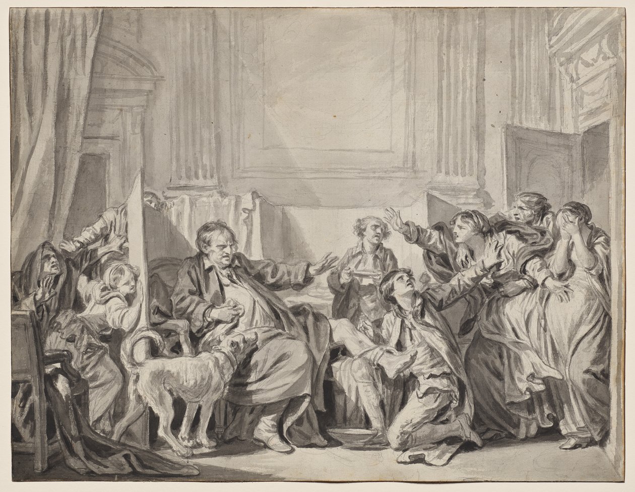 Die schuldige und reumütige Tochter von Jean-Baptiste Greuze