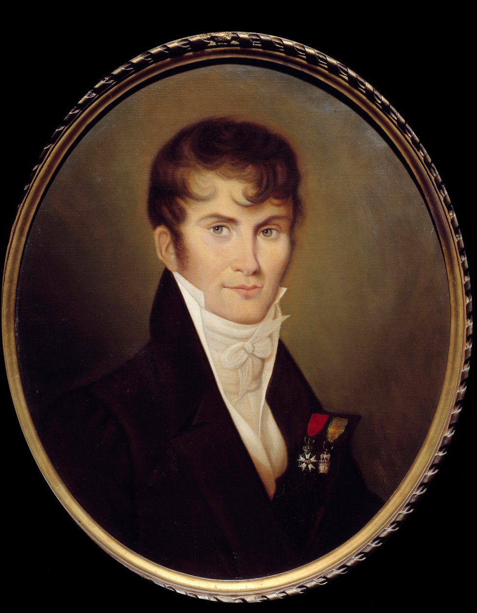 Porträt von Claude Francis, Baron de Meneval (1778-1850), Sekretär von Napoleon Bonaparte von Jean Baptiste Isabey