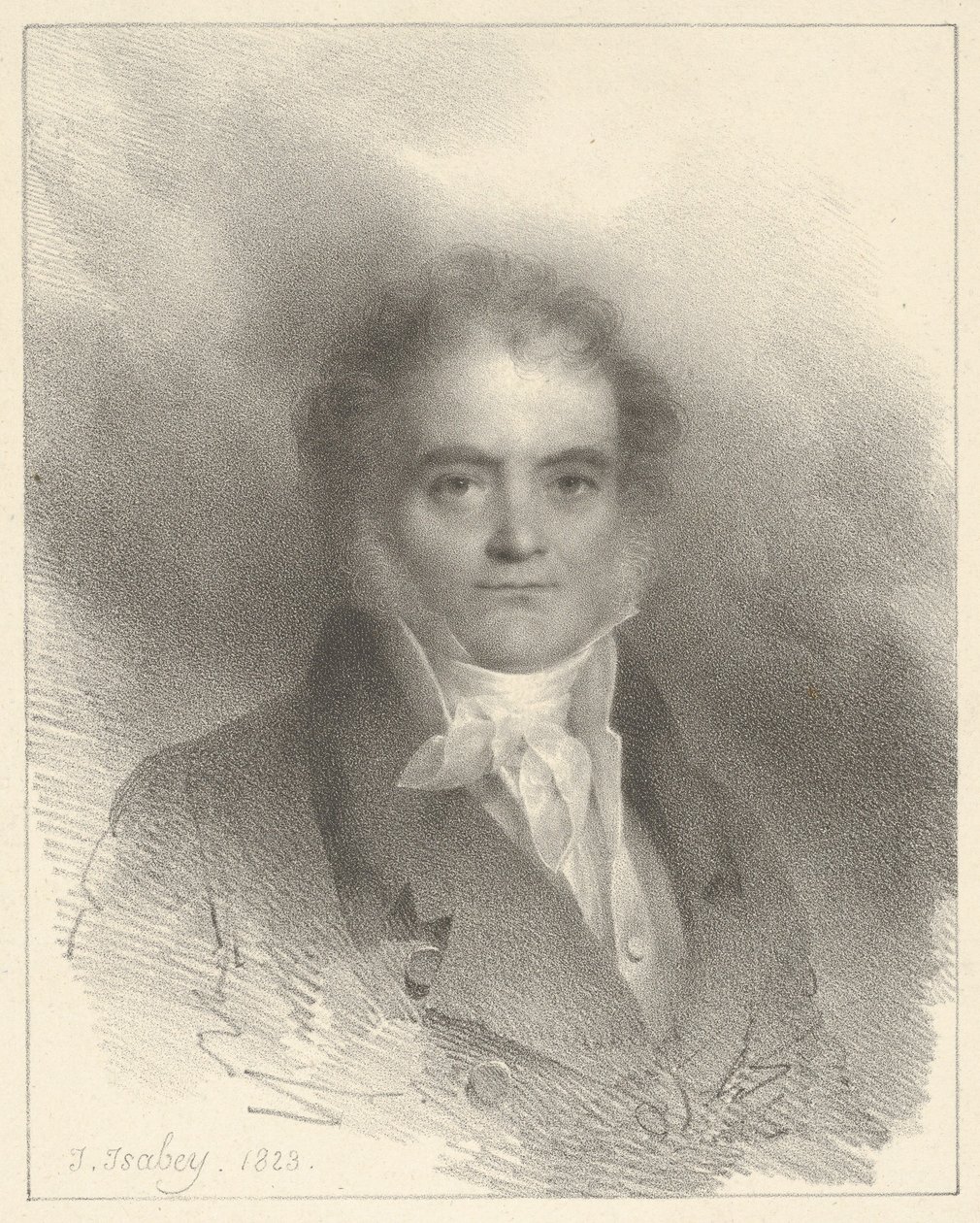 Porträt von Villeau von Jean-Baptiste Isabey