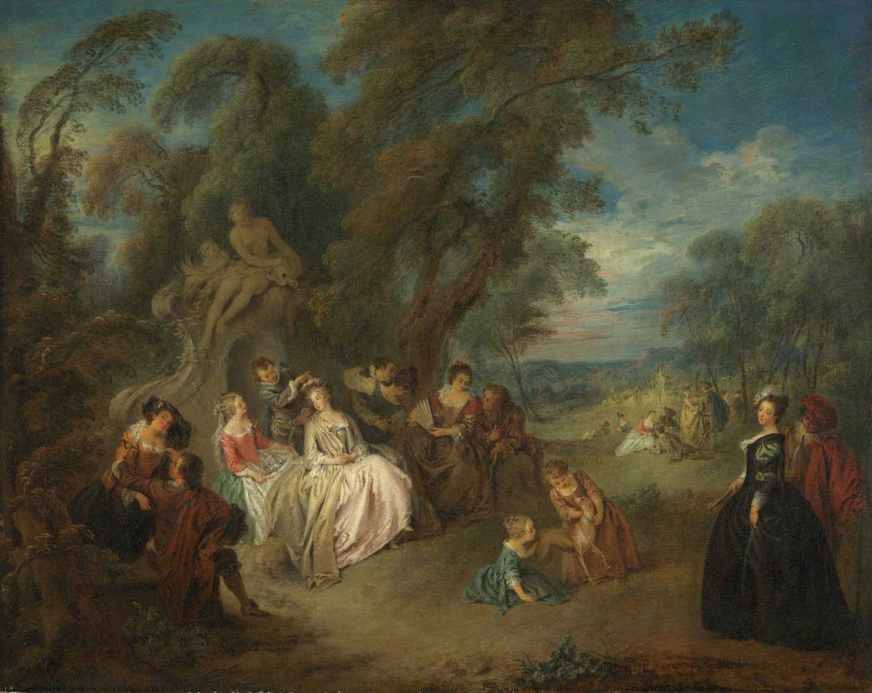 Ländliches Fest von Jean-Baptiste Joseph Pater
