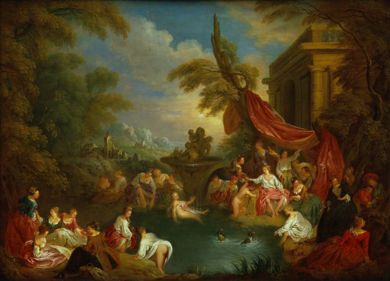 Die Badenden von Jean Baptiste Joseph Pater