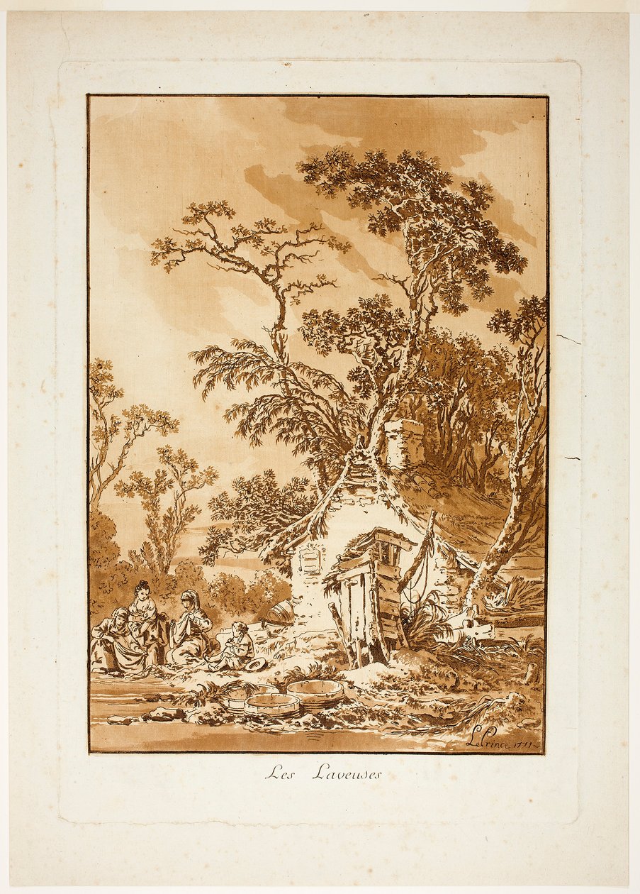 Die Wäscherinnen von Jean-Baptiste Le Prince