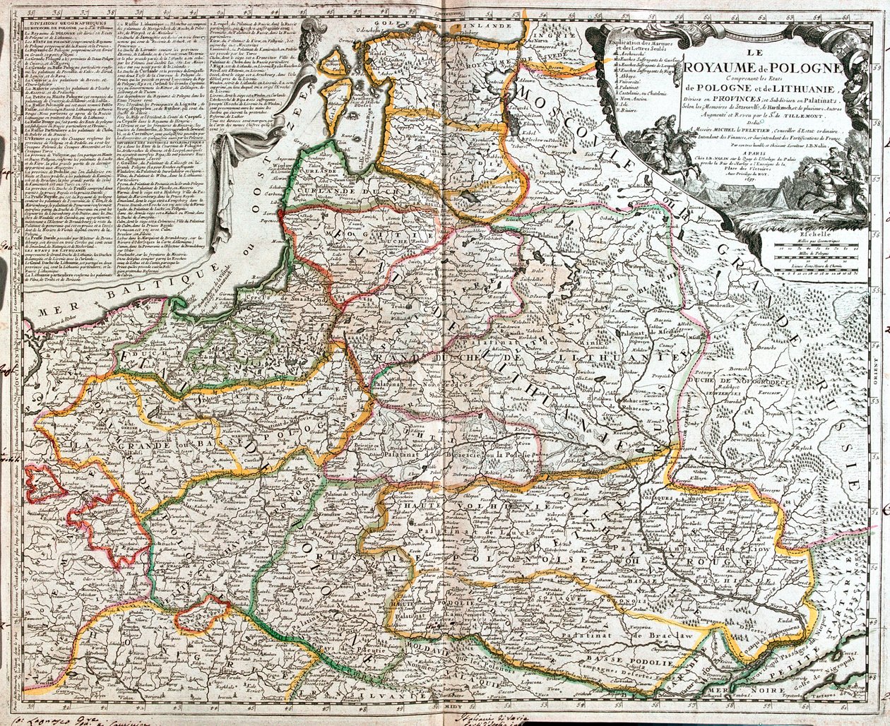 Polen (außer Woiwodschaften: Lebus, Westpommern, Niederschlesien), Litauen, Lettland, Estland, Weißrussland, Ukraine (Oblast: Tschernihiw, Kiew, Schytomyr, Riwne, Wolynien, Winnyzja, Chmelnyzkyj, Ternopil, Lwiw) von Jean-Baptiste Nolin