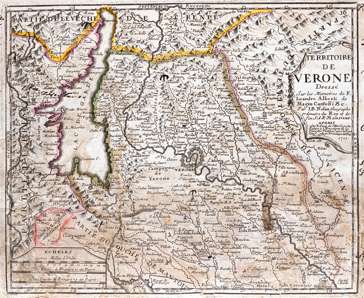 Südostlombardei, Südtrentino-Südtirol, Südwestvenetien, Italien von Jean-Baptiste Nolin