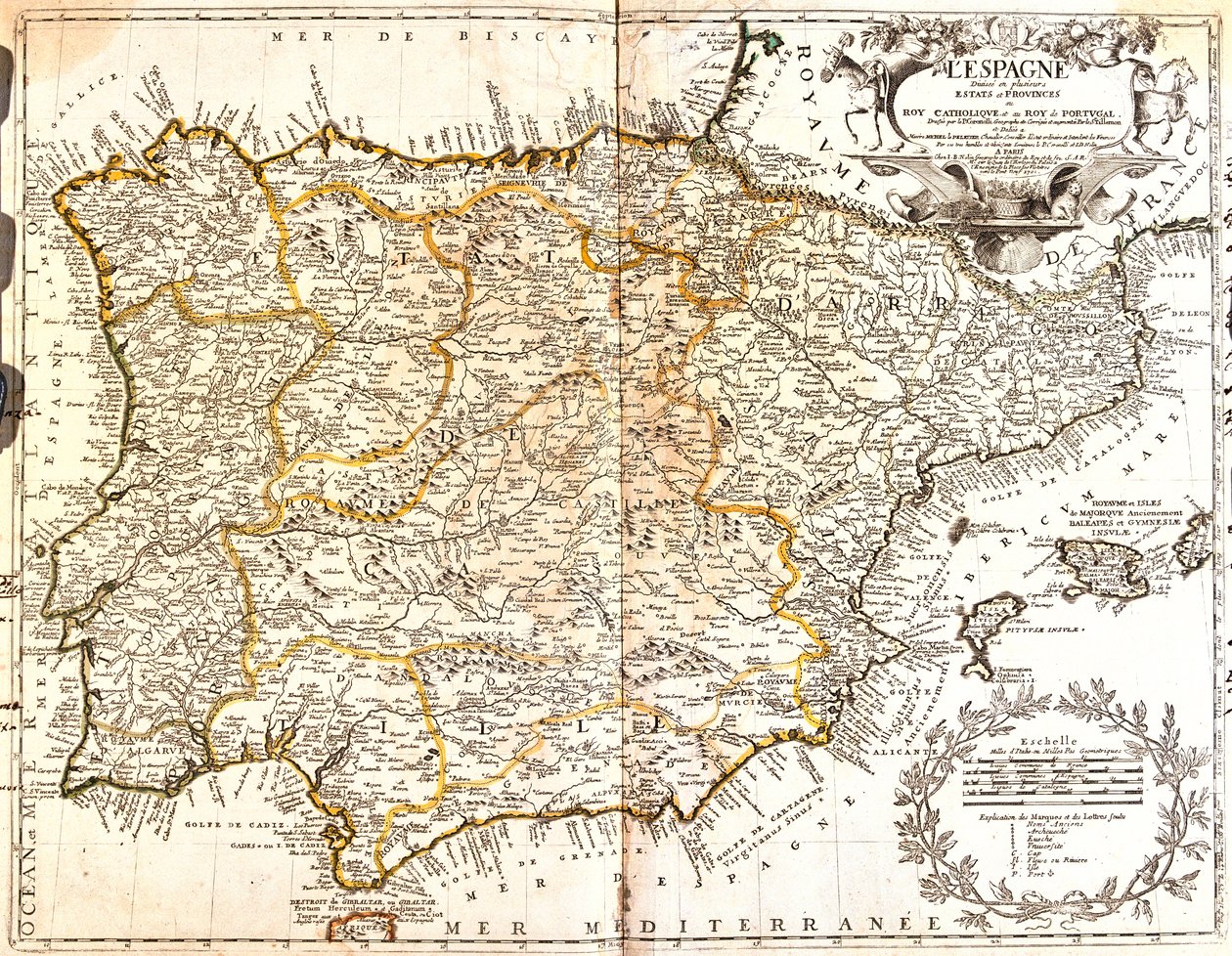 Spanien, Portugal von Jean-Baptiste Nolin