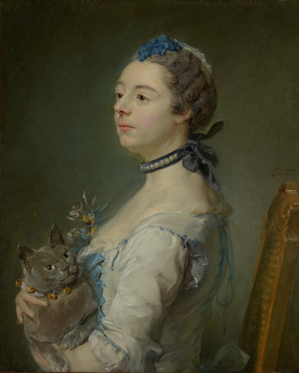 Magdaleine Pinceloup de la Grange, geborene de Parseval von Jean Baptiste Perronneau