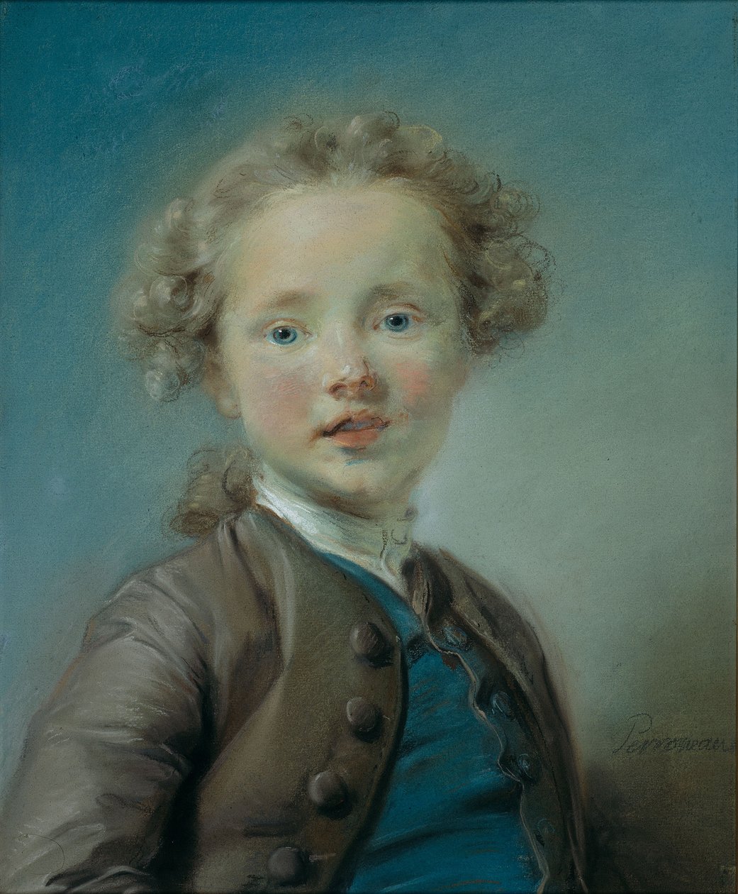 Porträt von Jean-Baptiste Antoine Le Moyne von Jean-Baptiste Perronneau