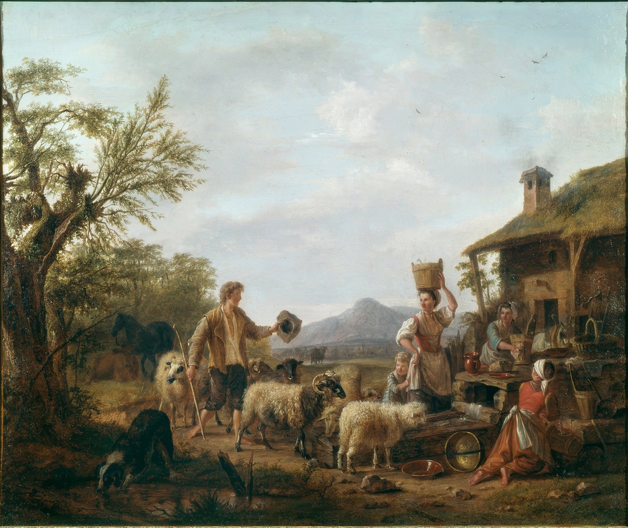 Der junge Schäfer von Jean-Daniel Huber