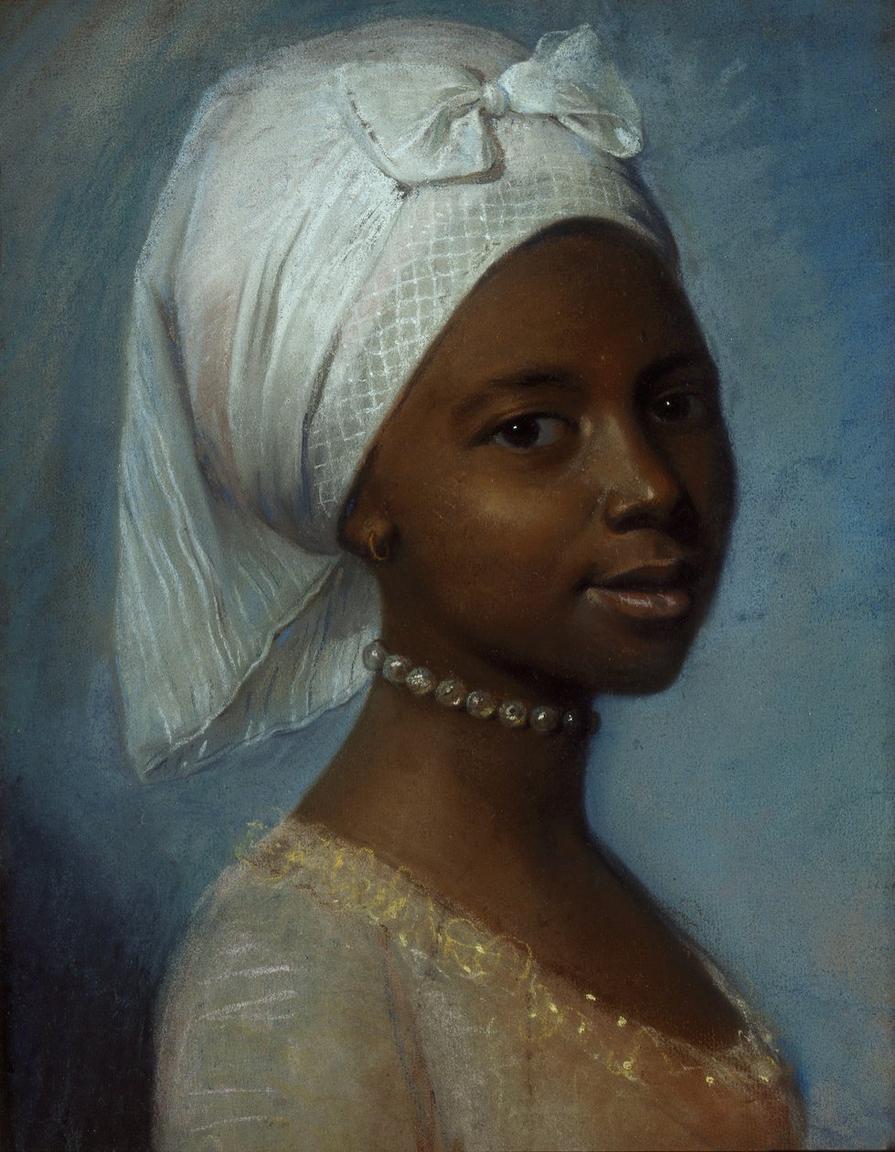 Porträt einer jungen Frau von Jean Etienne (previously attr. to) Liotard
