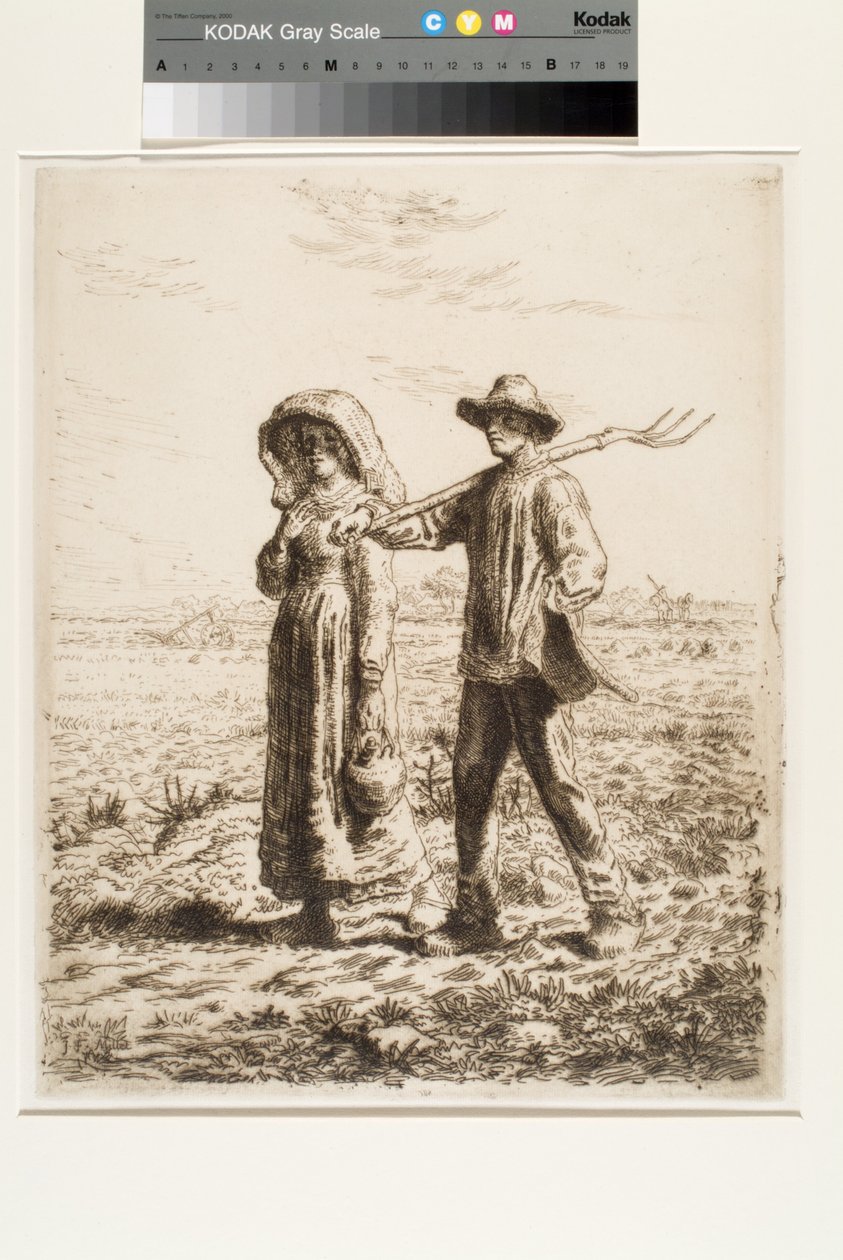 Le Départ Pour Le Travail von Jean Francois Millet