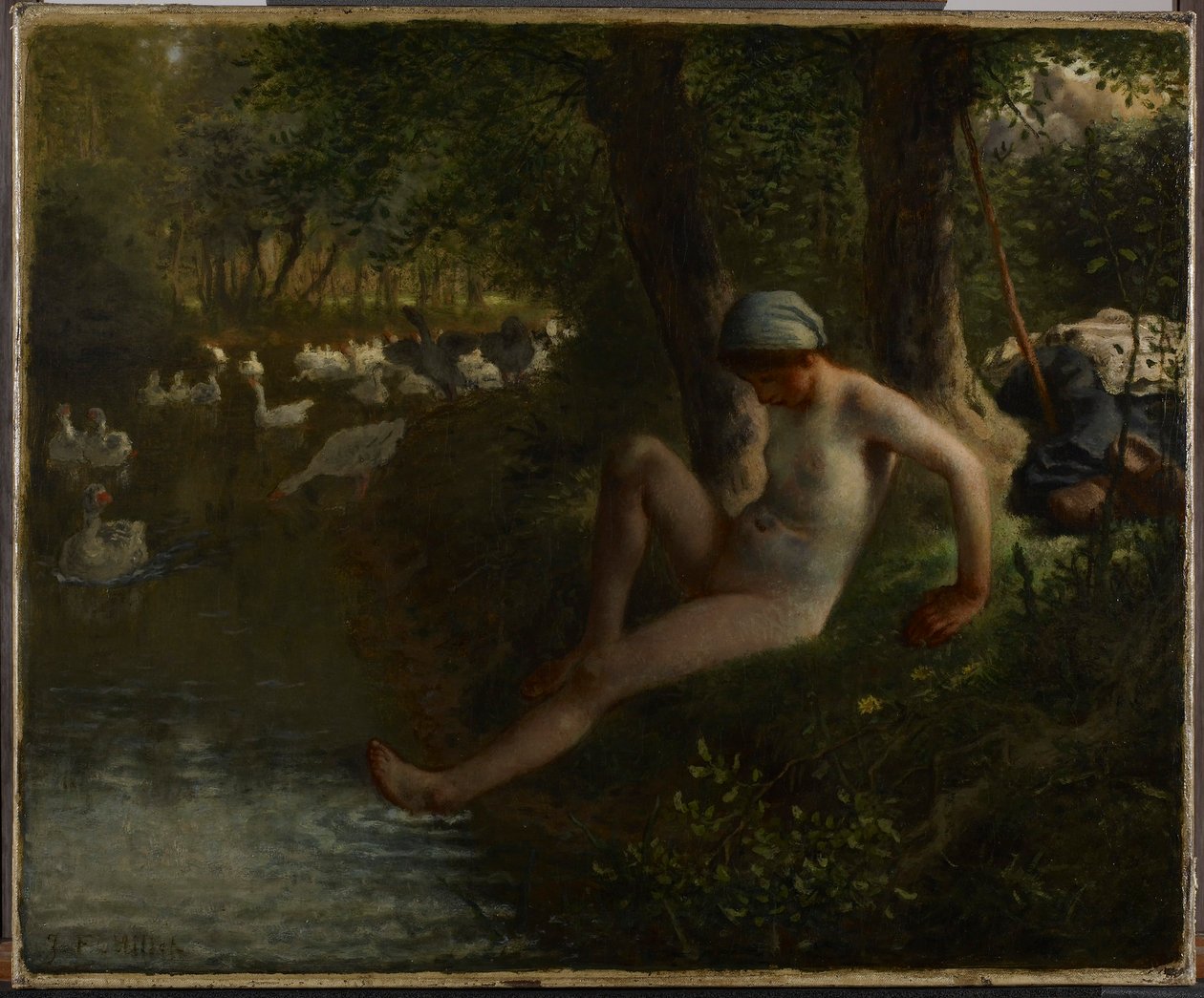 Das Gänsemädchen von Jean-Francois Millet