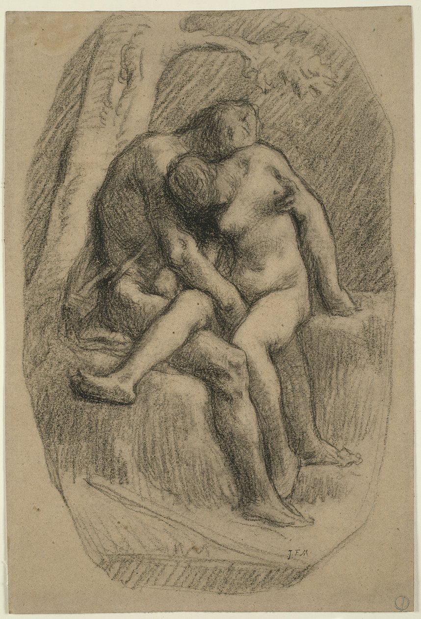 Die Liebenden von Jean-Francois Millet
