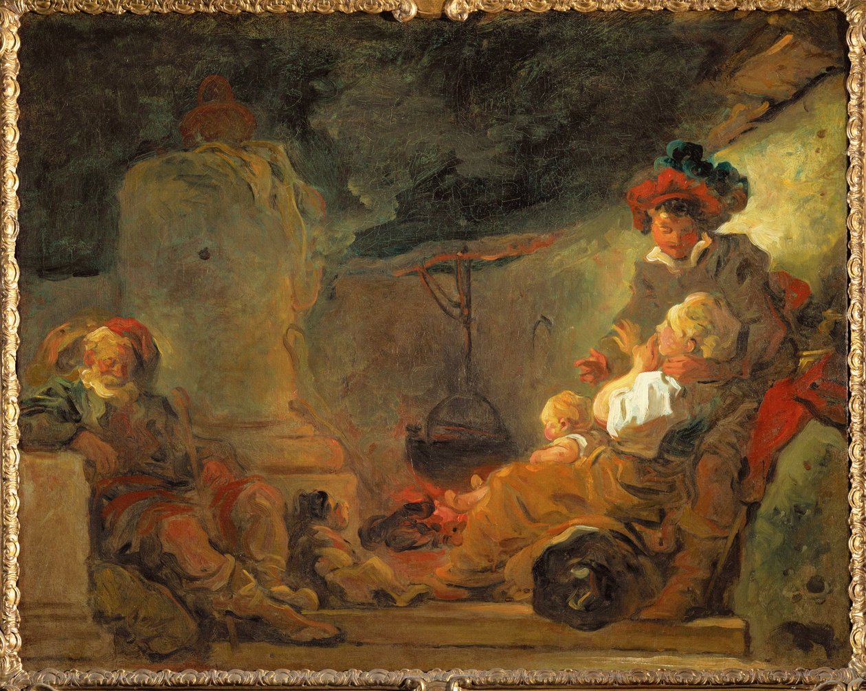 Der Traum des Bettlers von Jean Honore Fragonard
