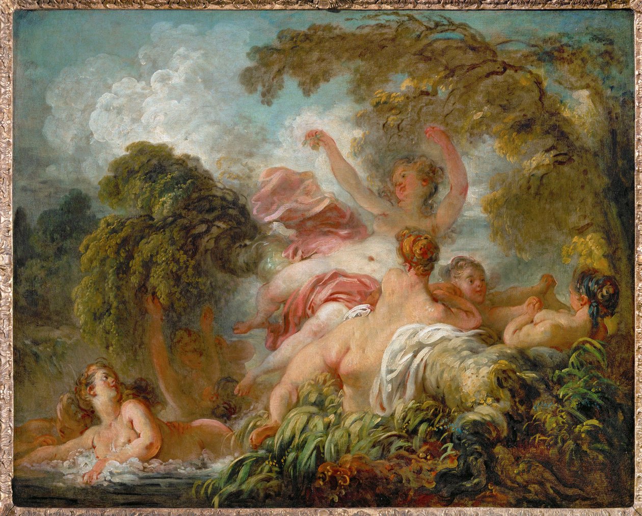 Die Badenden von Jean Honore Fragonard