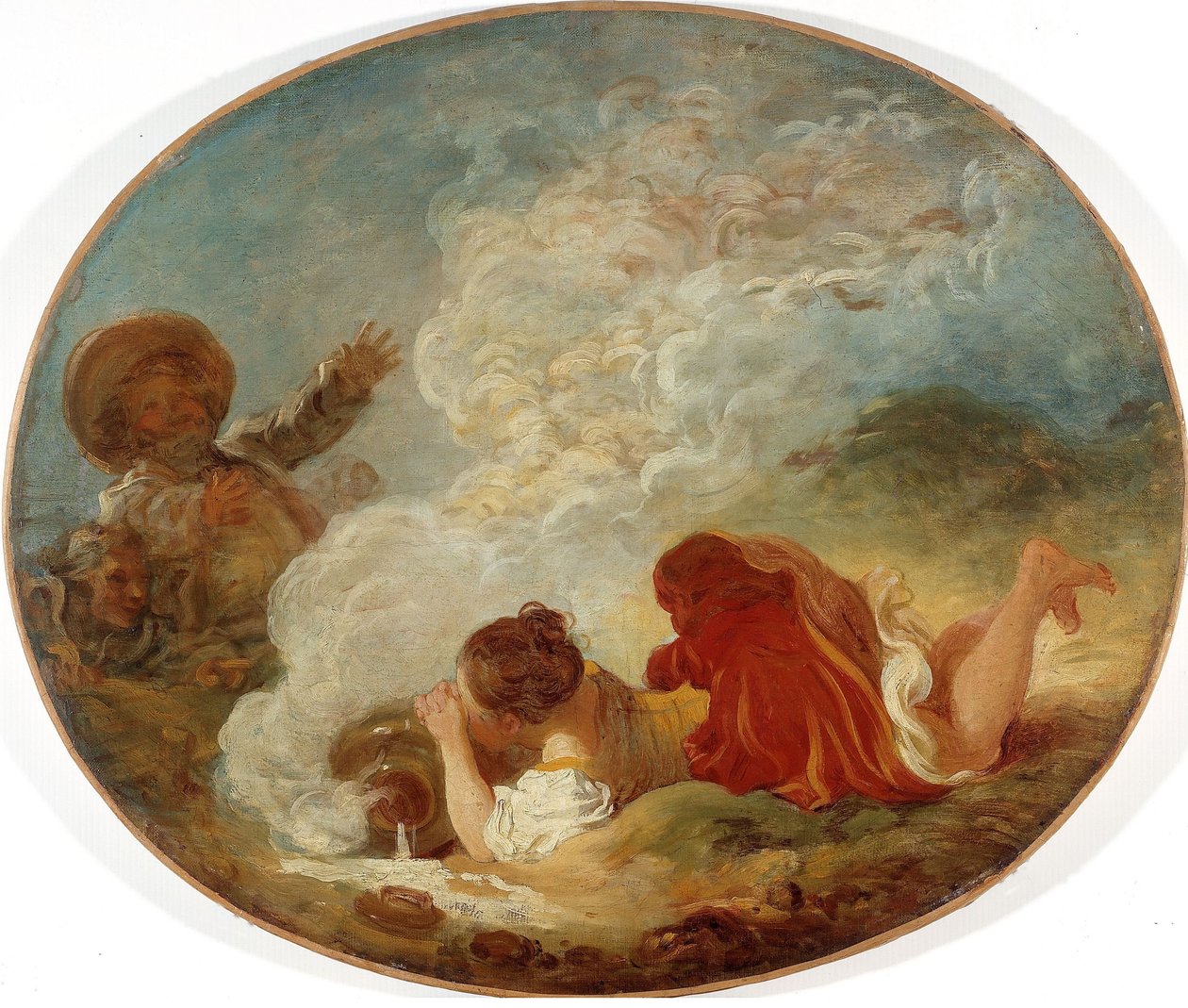 Perrette und der Milchtopf von Jean-Honore Fragonard