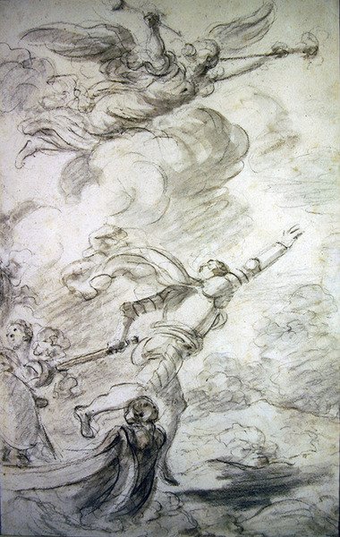 Ruggiero springt an Land von Jean-Honore Fragonard