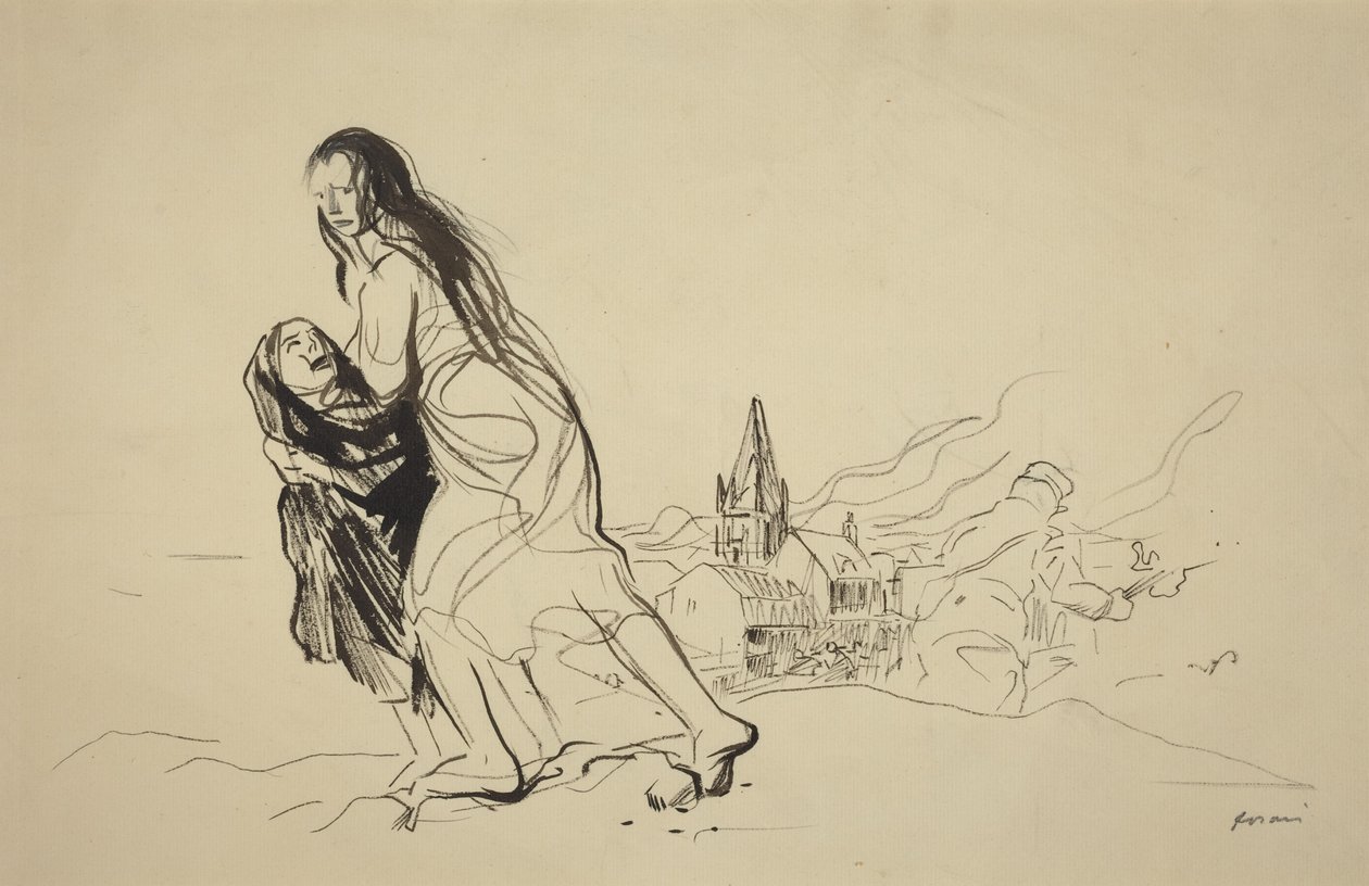 Nach Douai, wahrscheinlich 1918 von Jean-Louis & Caran D