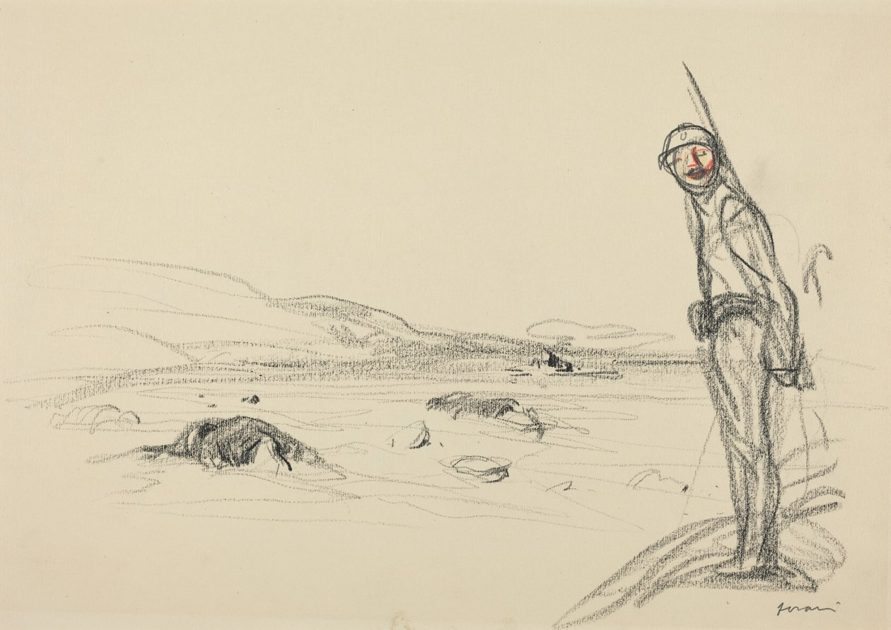 Entlang der Marne, wahrscheinlich 1918 von Jean-Louis & Caran D