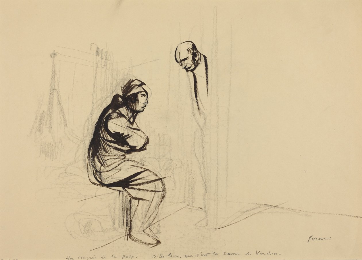 Auf dem Friedenskongress, um 1919 von Jean-Louis & Caran D