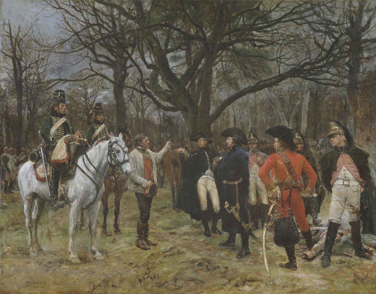 Information - General Desaix und der Bauer von Jean Louis Ernest Meissonier
