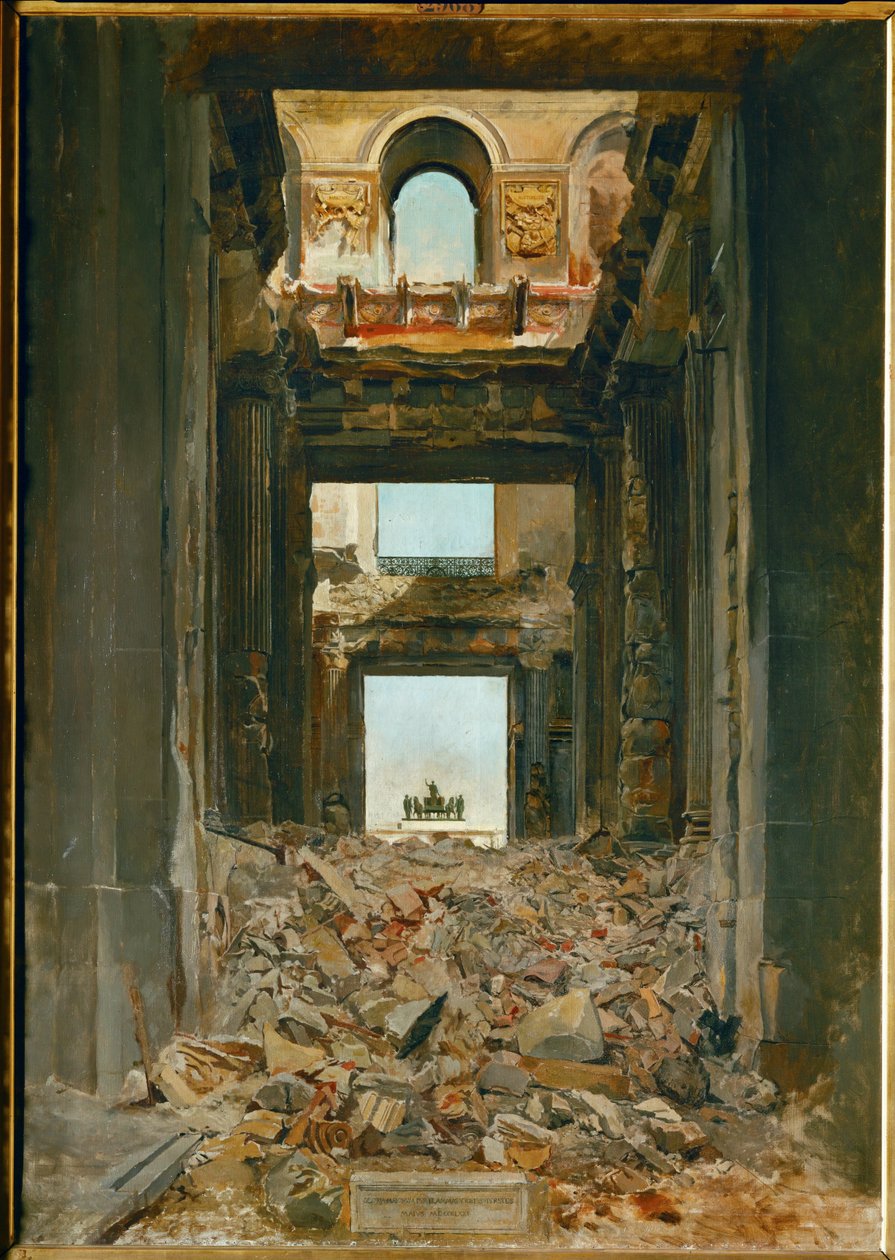 Der Arc de Triomphe du Carrousel von Jean-Louis Ernest Meissonier