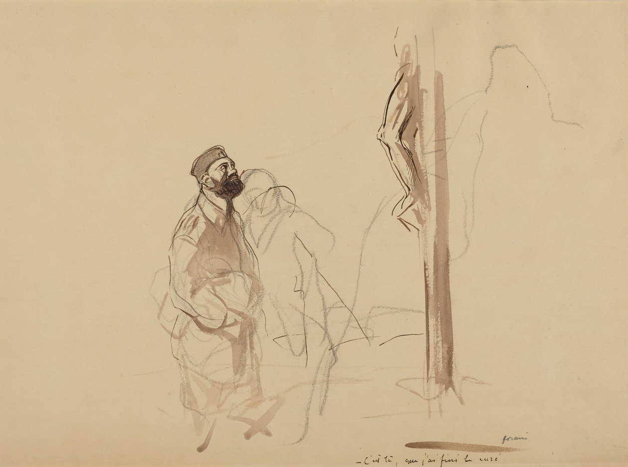 Dort habe ich den Priester beendet von Jean-Louis Forain