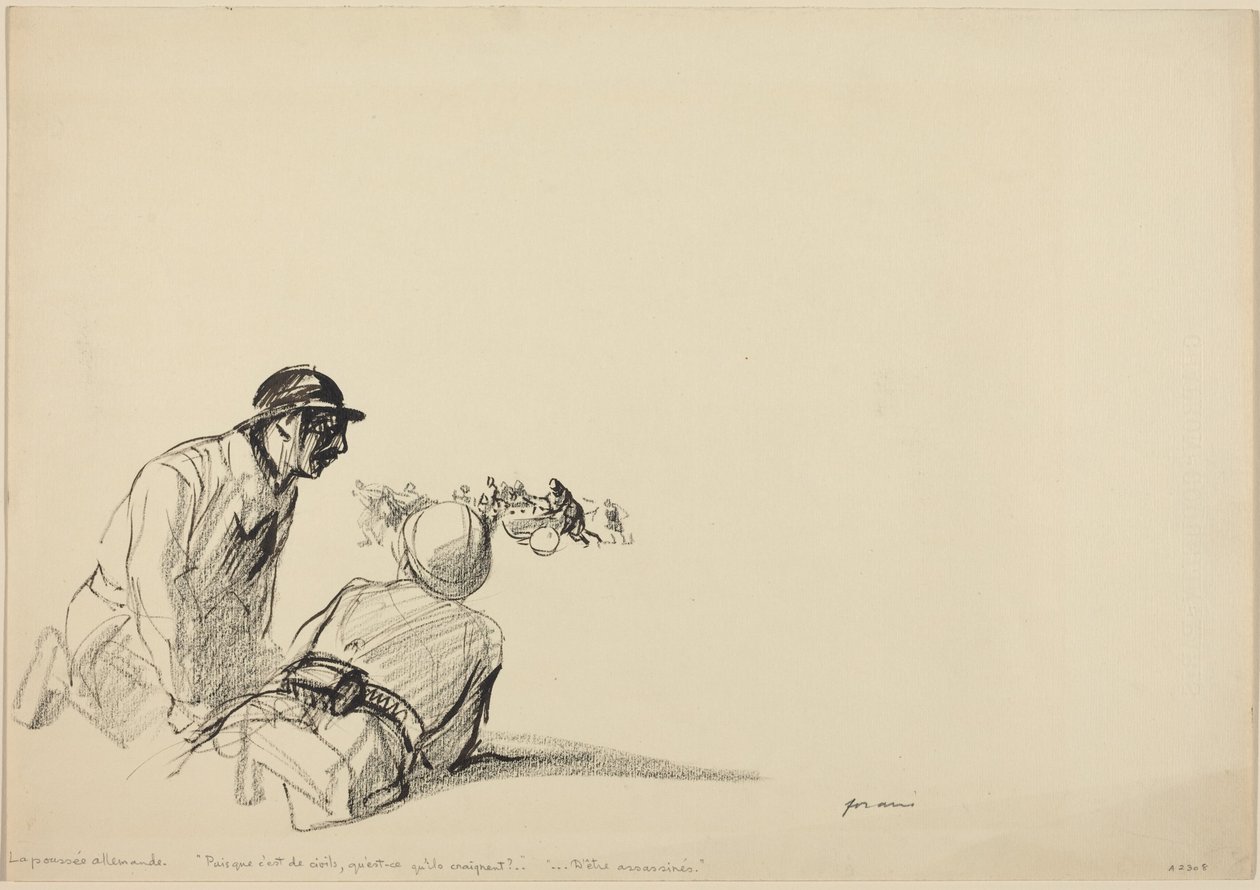 Deutscher Vormarsch von Jean-Louis Forain