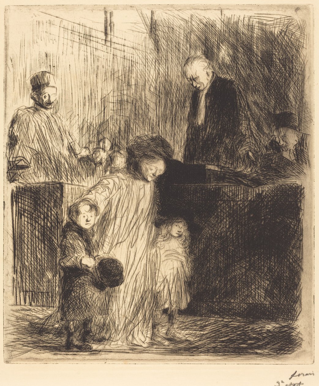 La sortie de l