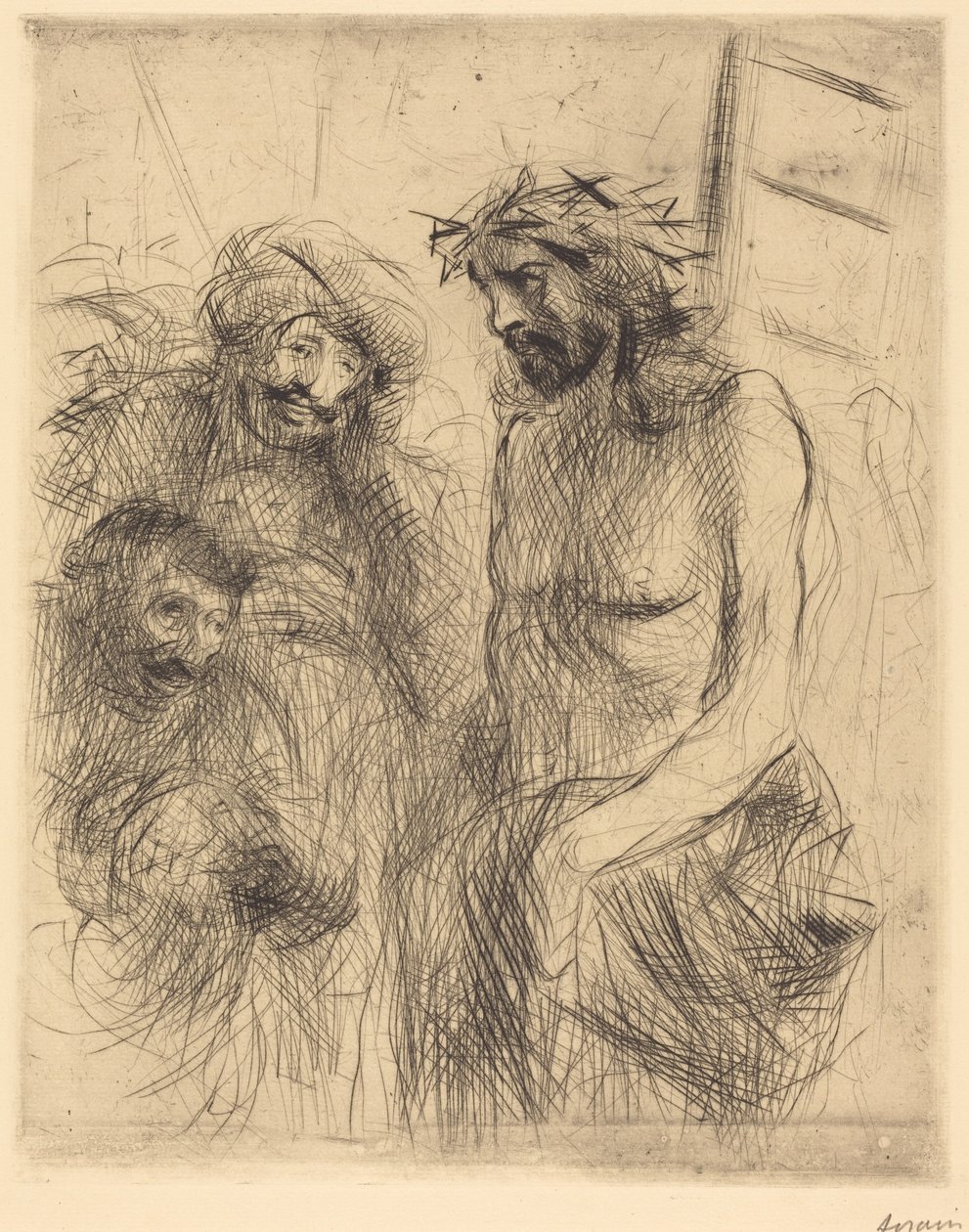 Der verspottete Christus von Jean-Louis Forain