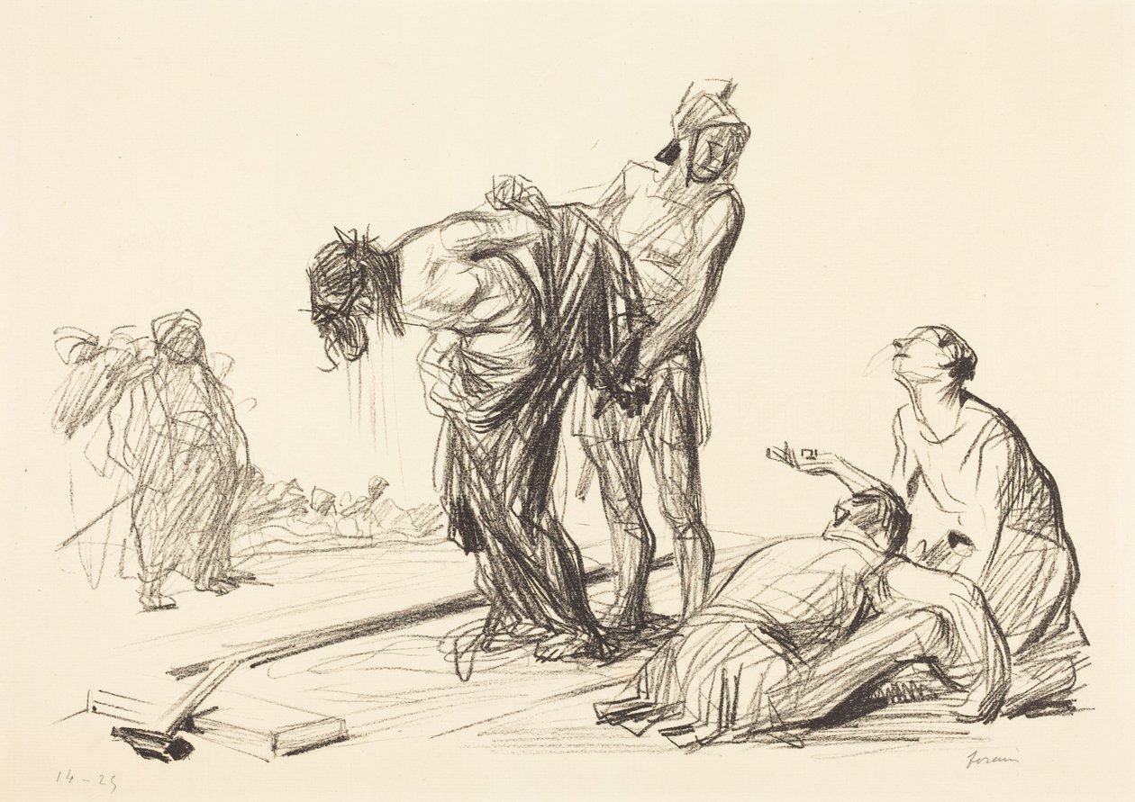 Christus, seiner Kleider beraubt von Jean-Louis Forain