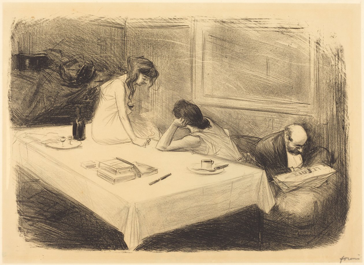 Das private Zimmer (erste Platte) von Jean-Louis Forain