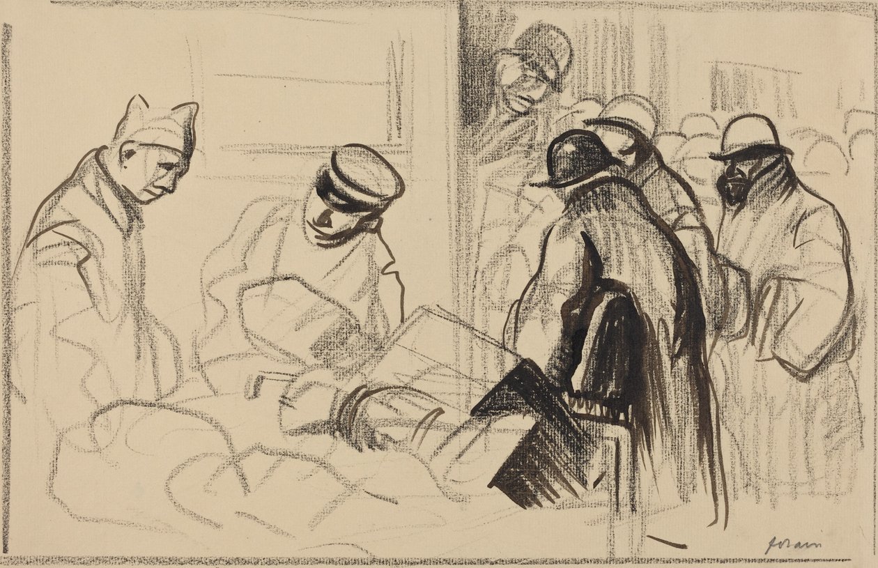 Le train de Berne von Jean-Louis Forain