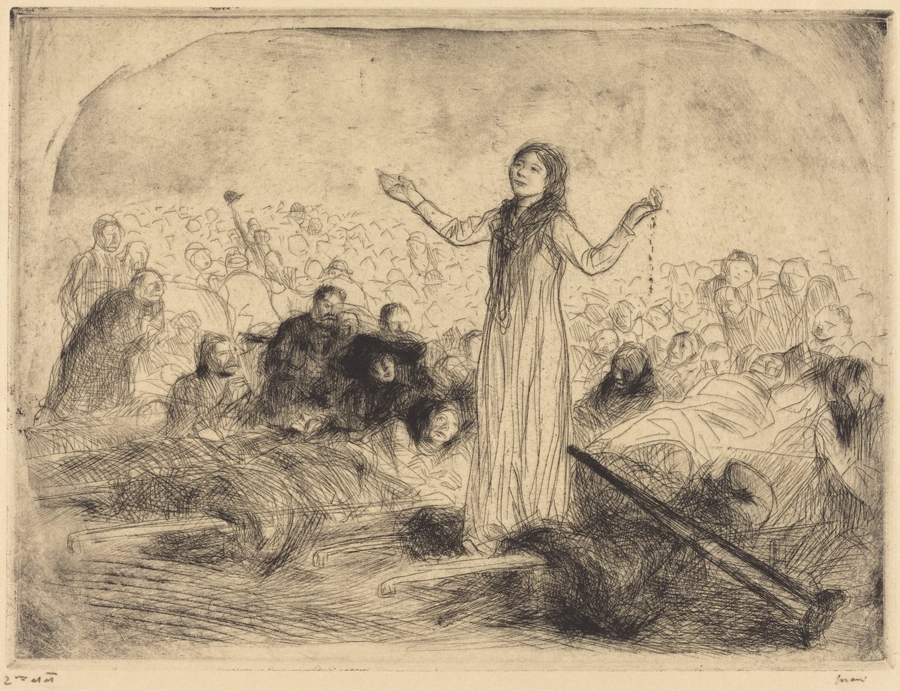 Lourdes, die Wunderbare (2. Platte) von Jean-Louis Forain