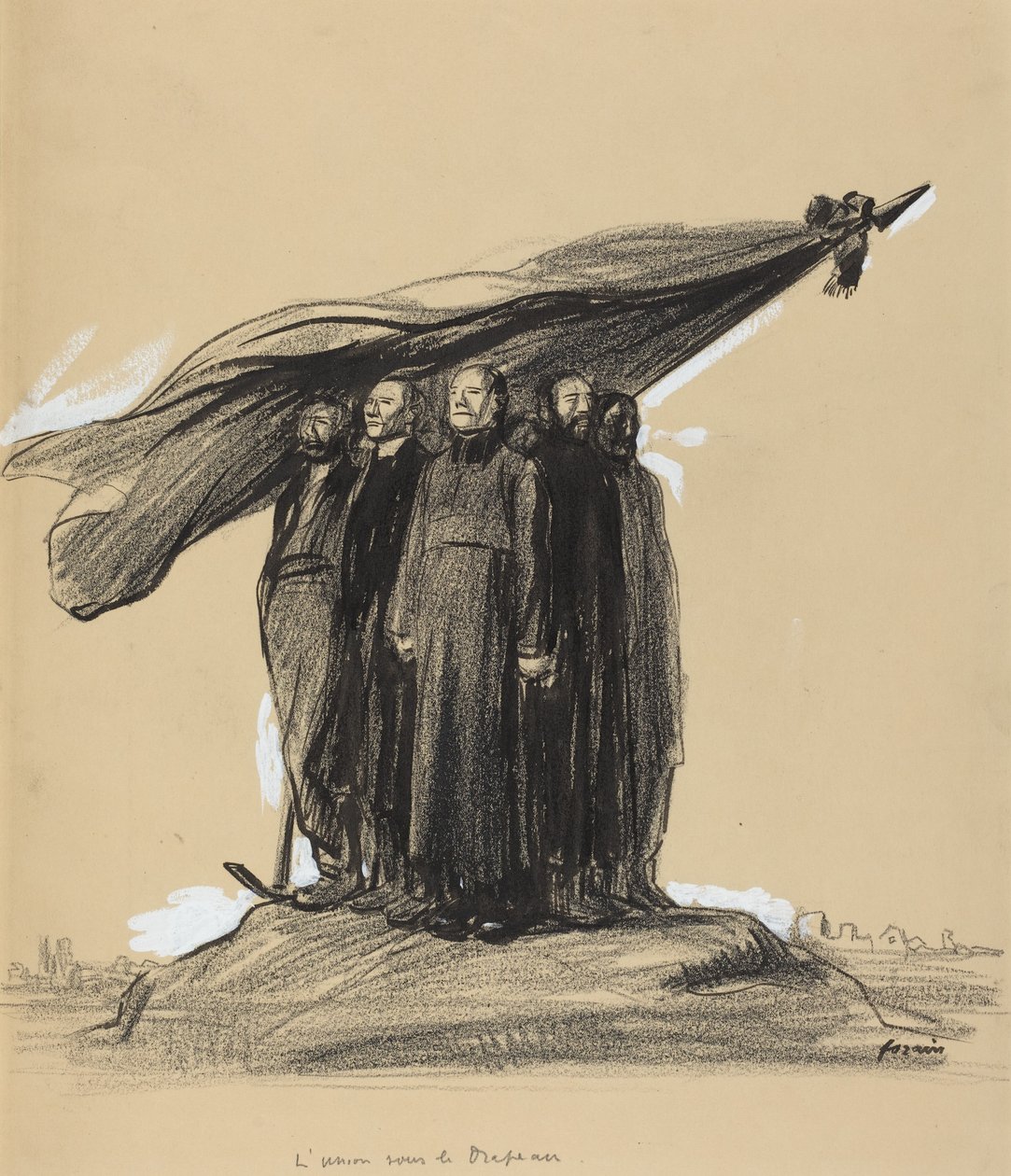 Die Vereinigung unter der Fahne von Jean-Louis Forain