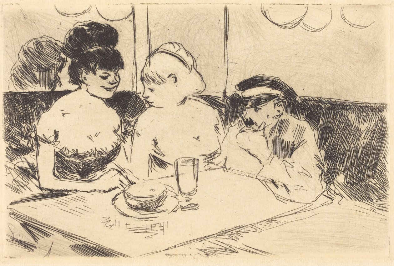 Bordell (abgelehnte Tafel) von Jean-Louis Forain