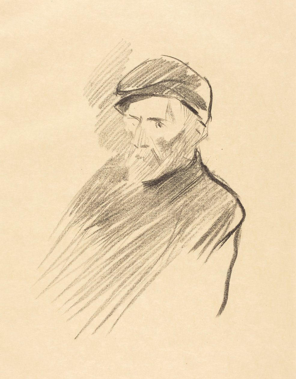 Porträt von Renoir (erste Platte) von Jean-Louis Forain