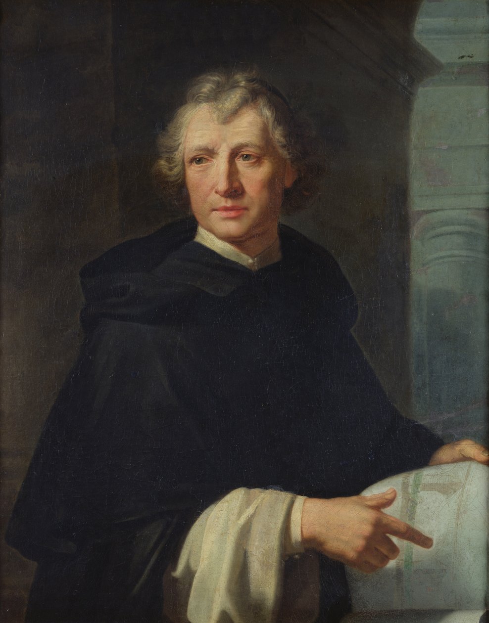 Porträt von Frere Francois Romain (1646-1735) von Jean 1662 1753 Andre