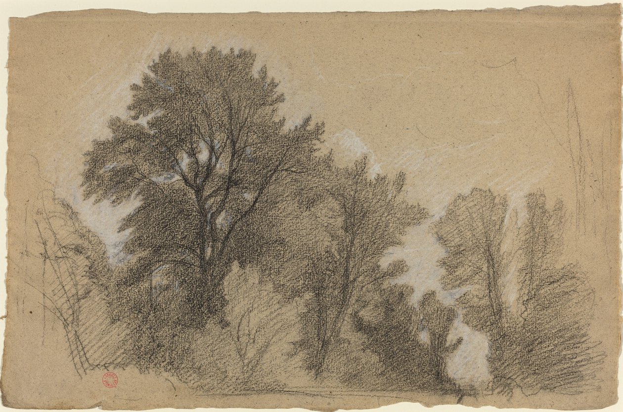 Waldrand von Jean Achille Benouville