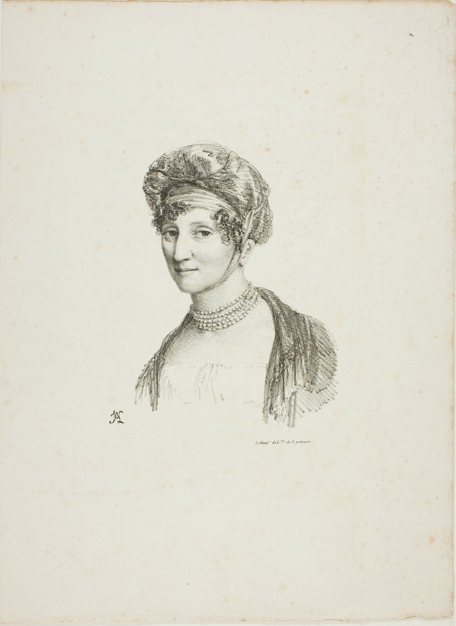 Porträt einer Frau mit Turban von Jean Antoine Laurent