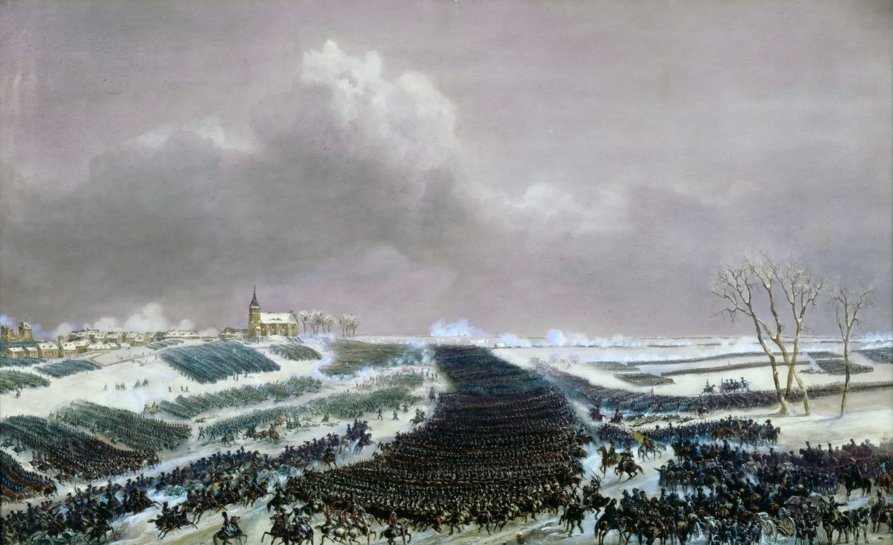 Die Schlacht von Preußisch-Eylau am 8. Februar 1807 von Jean Antoine Simeon Fort