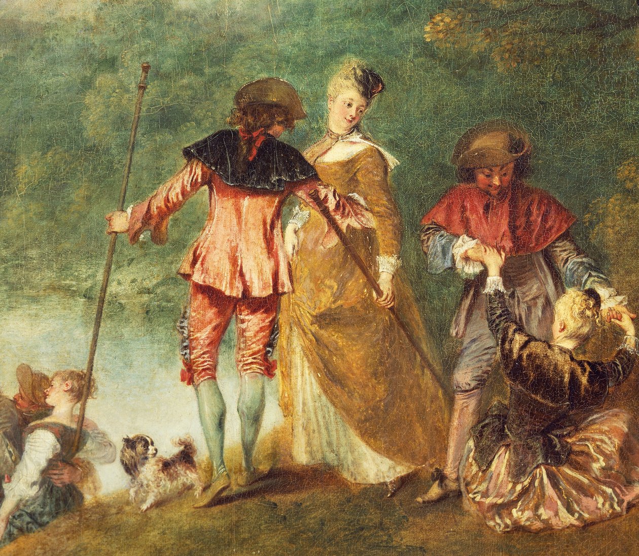 Pilgerfahrt zur Insel Kythera, bekannt als Einschiffung nach Kythera von Jean Antoine Watteau