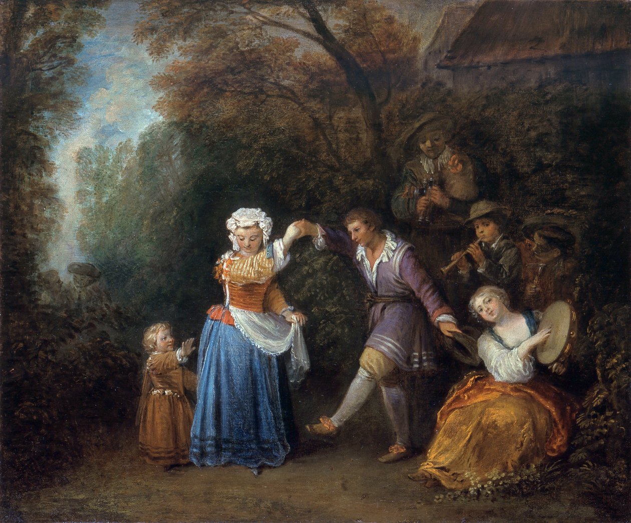 Der Bauerntanz von Jean-Antoine Watteau