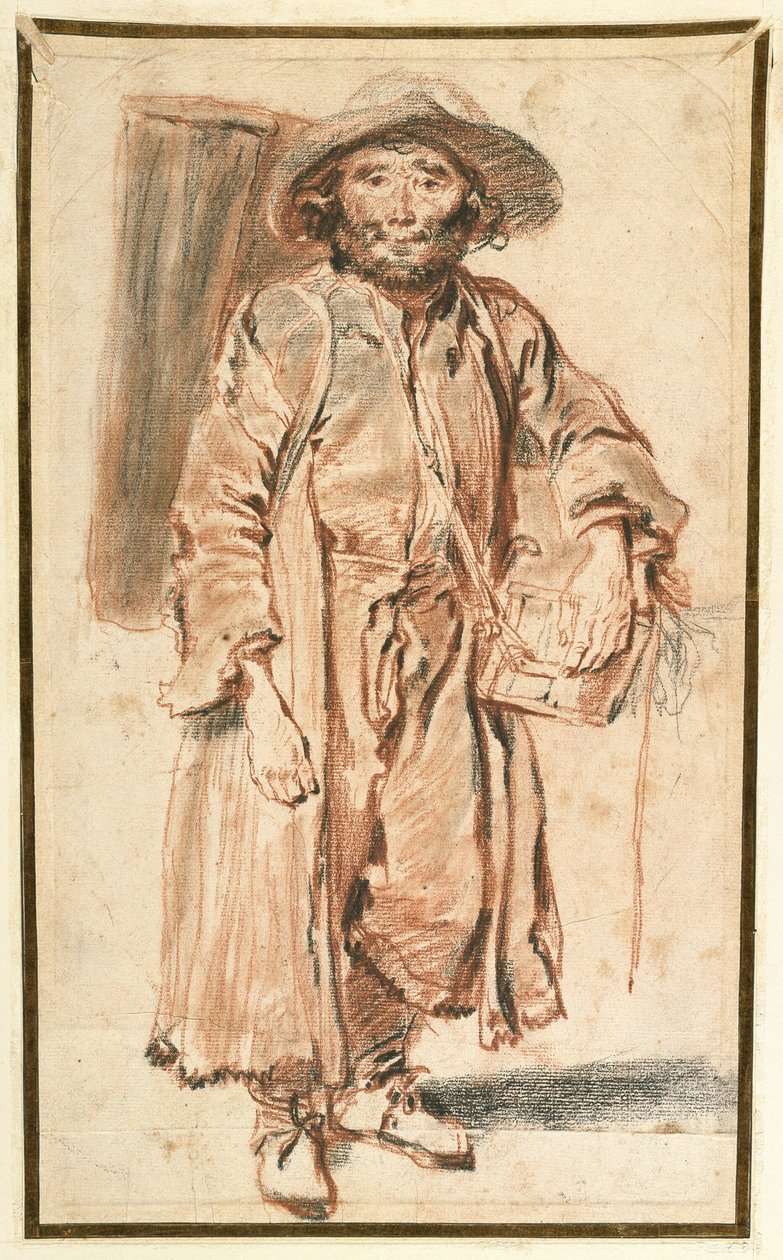 Der alte Savoyarde von Jean-Antoine Watteau