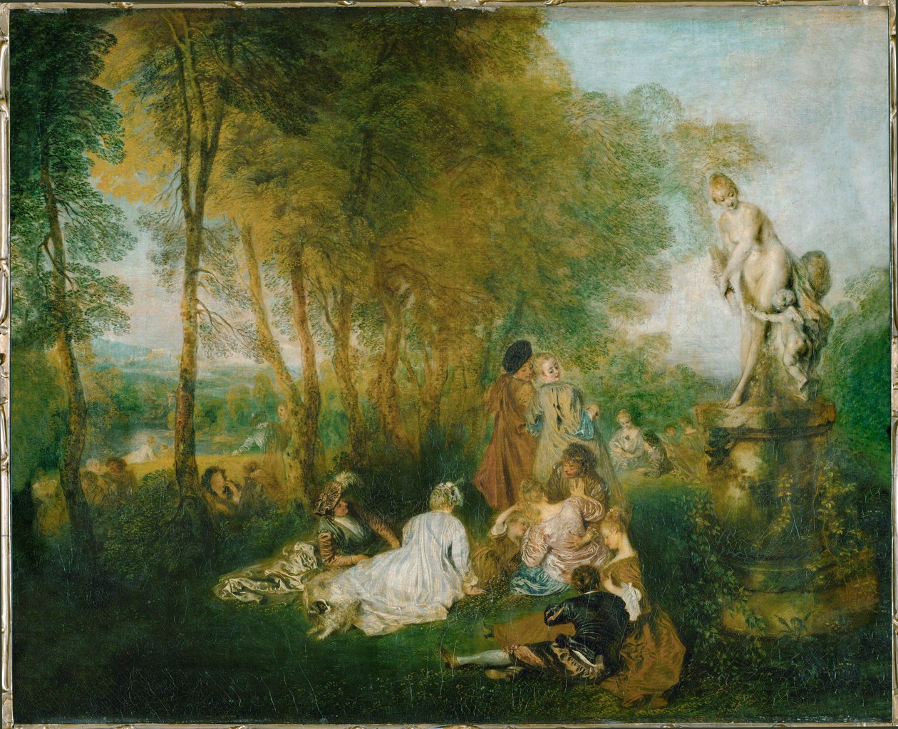 Die Liebesgesellschaft von Jean Antoine Watteau