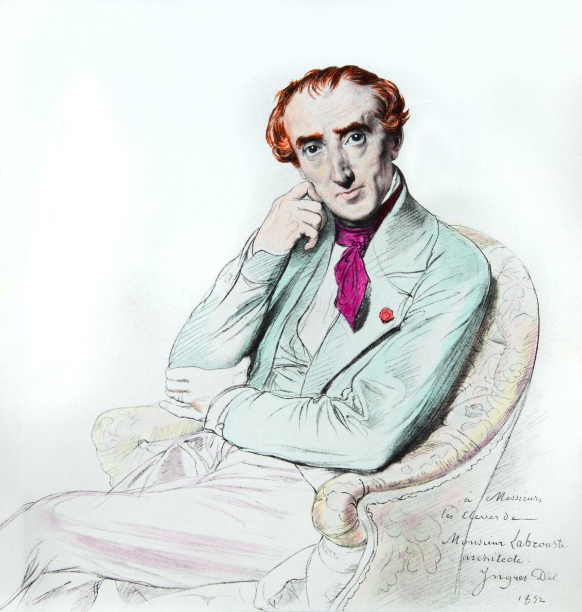 Henri Labrouste von Jean Auguste Dominique (after) Ingres
