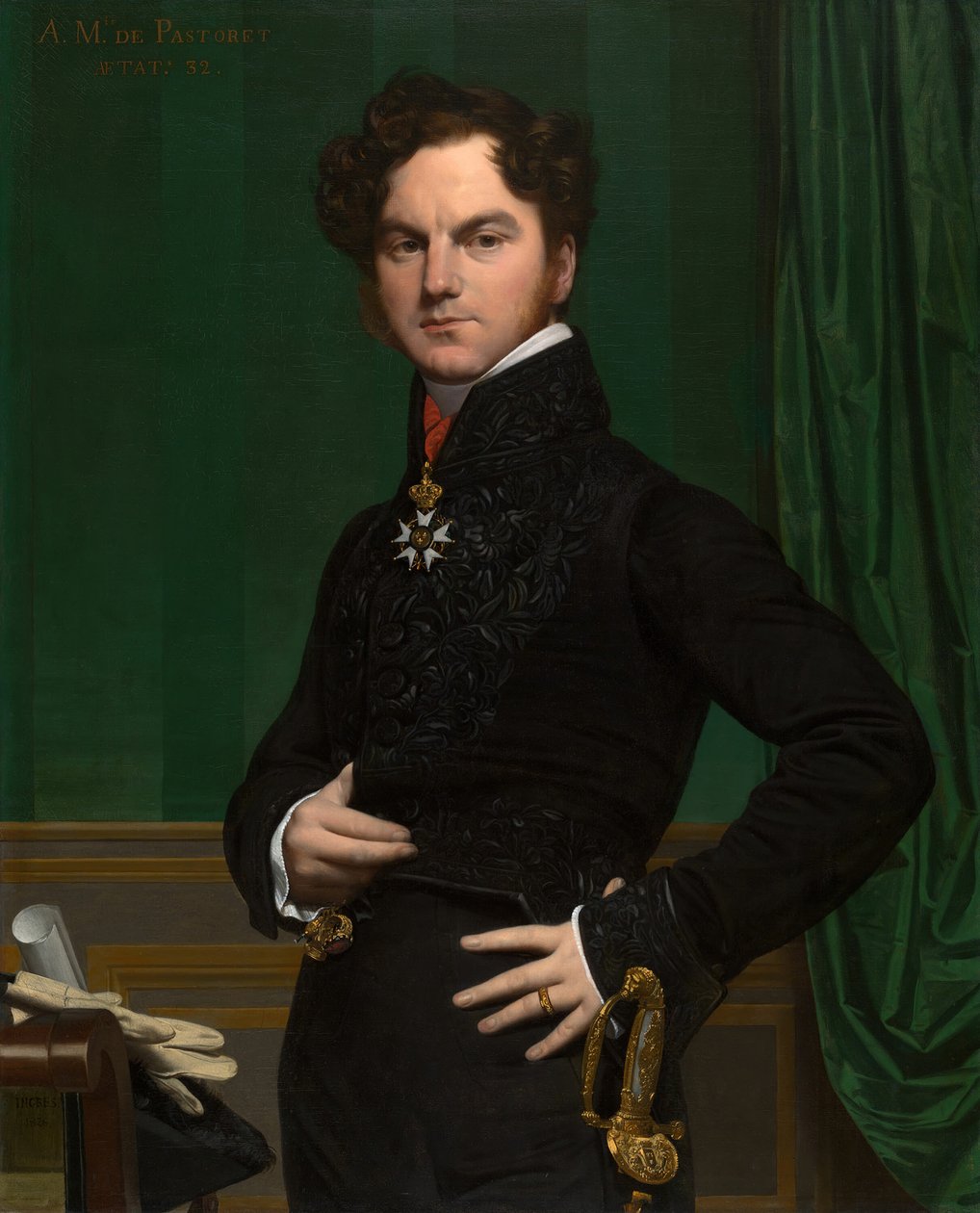 Amédée-David, der Comte de Pastoret, 1823-26 von Jean Auguste Dominique Ingres