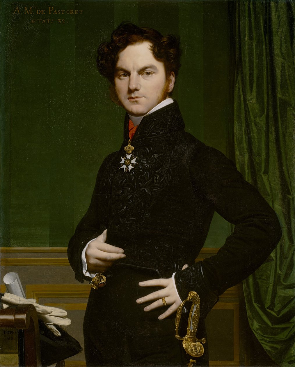 Amédée-David, der Graf von Pastoret, 1823-26 von Jean Auguste Dominique Ingres