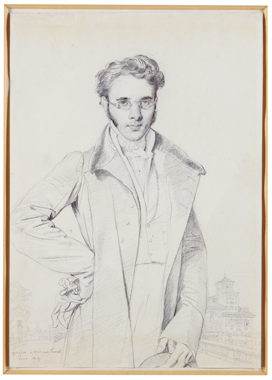 André-Benoît Barreau, genannt Taurel, 1819 von Jean Auguste Dominique Ingres